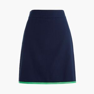 J Crew. Tipped skirt in basketweave. AV843